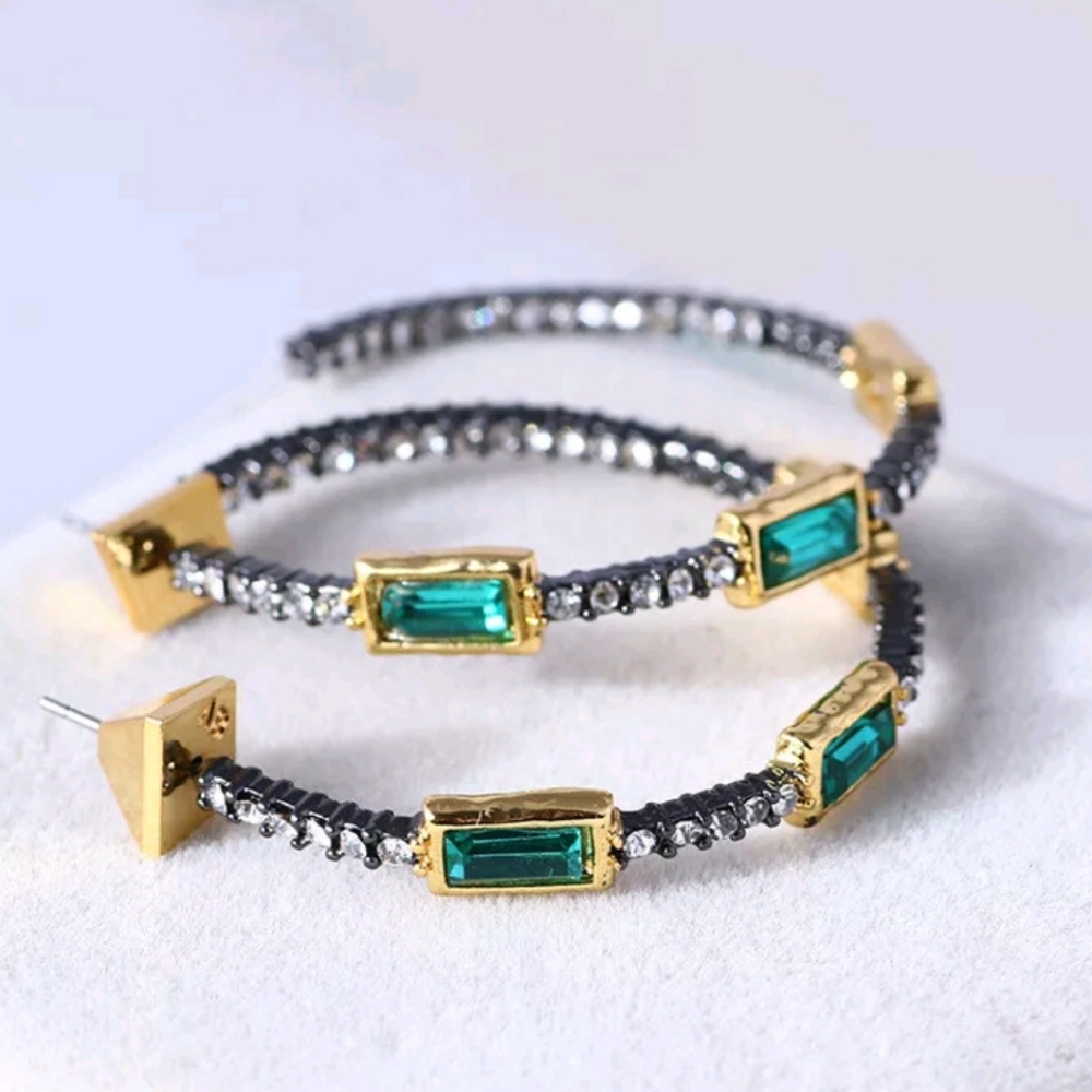 ALEXIS BITTAR HOOPS EARRINGS!!! NWOT!!!
